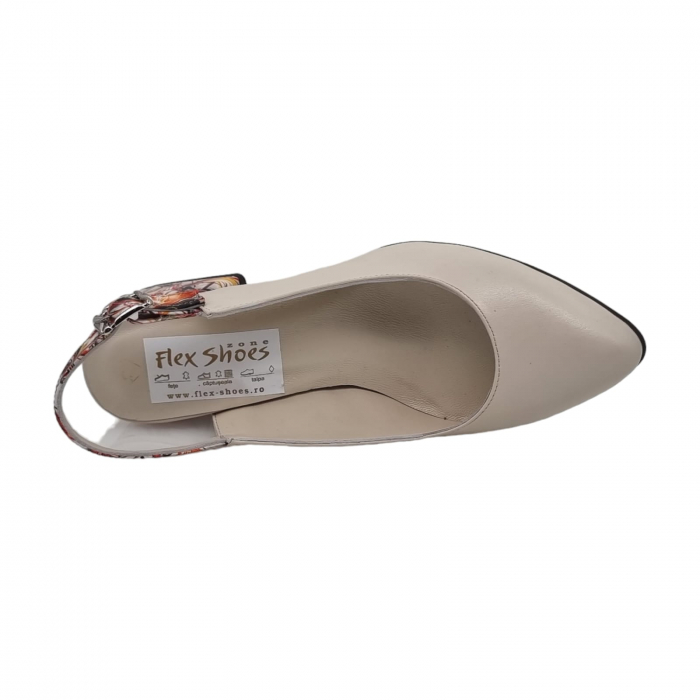 Pantofi Damă Eleganți Din Piele Naturală 16018 [4]
