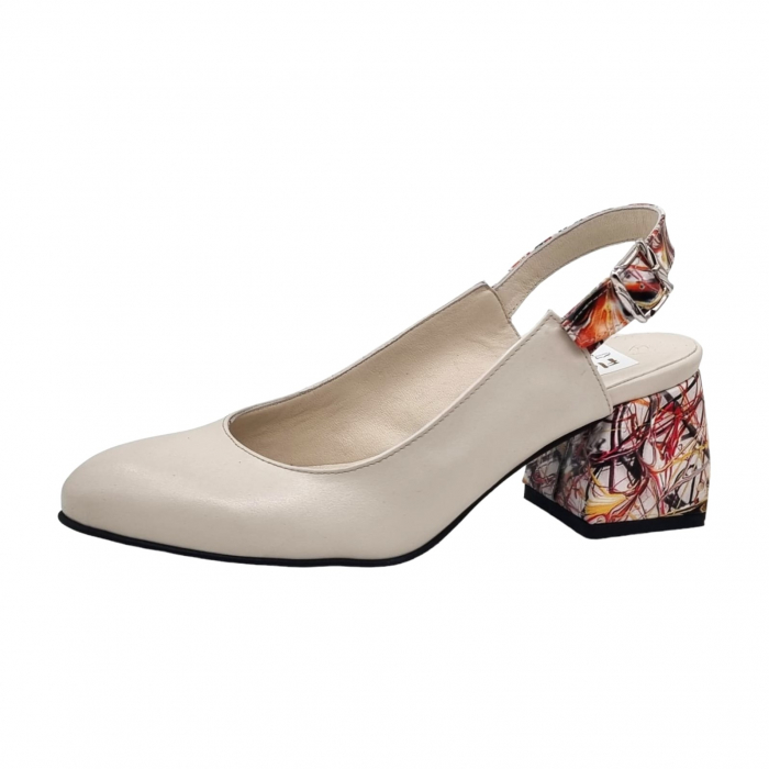 Pantofi Damă Eleganți Din Piele Naturală 16018 [5]