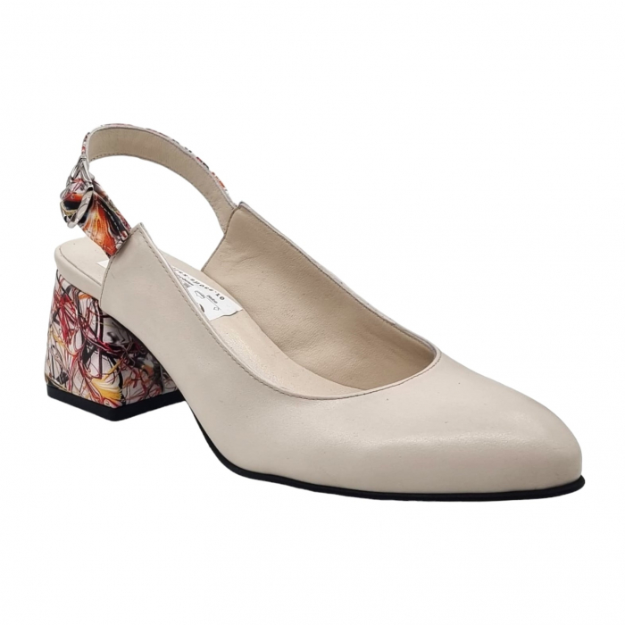 Pantofi Damă Eleganți Din Piele Naturală 16018 [2]