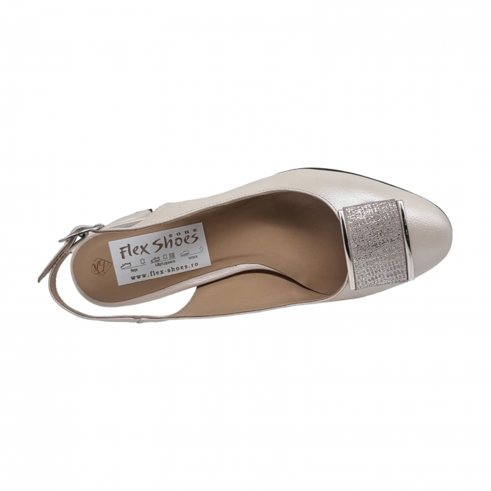 Pantofi Damă Eleganți Din Piele Naturală 16024 [2]
