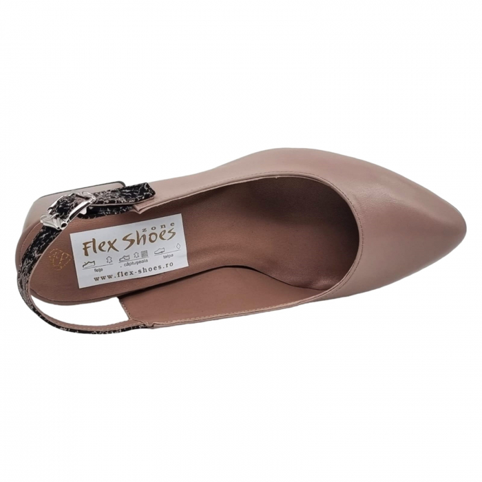 Pantofi Damă Eleganți Din Piele Naturală 16003 [3]