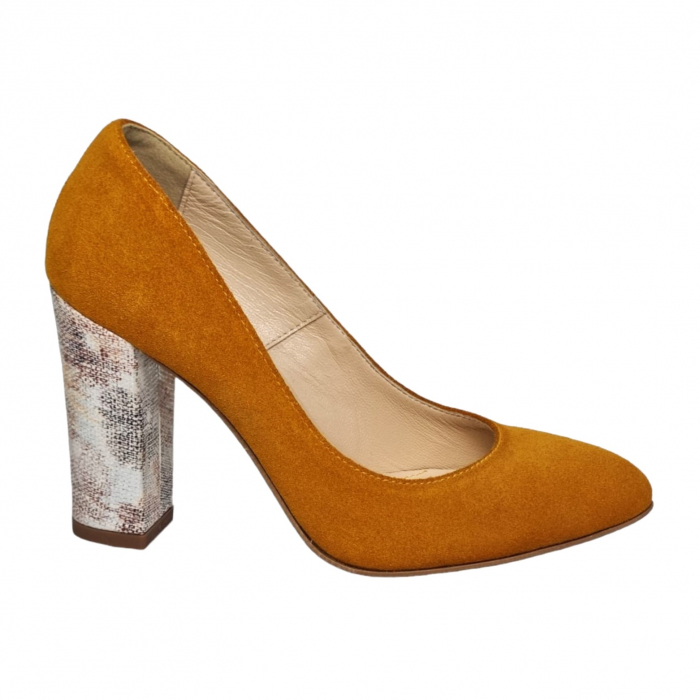 Pantofi Damă Eleganți Din Piele Naturală 16034 [4]
