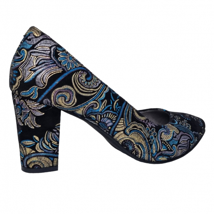 Pantofi Damă Eleganți Din Piele Naturală Neagră Regală 16037 [6]