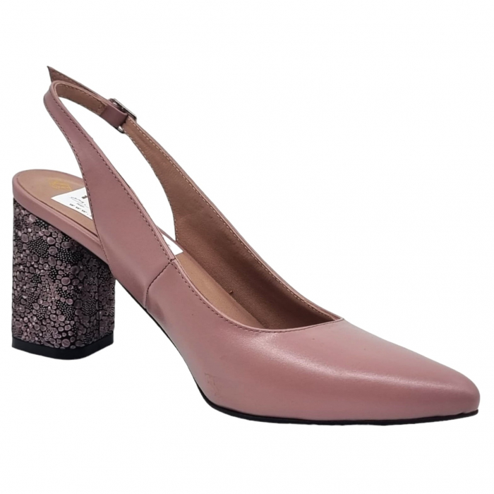 Pantofi Damă Eleganți Din Piele Naturală 16004 [4]