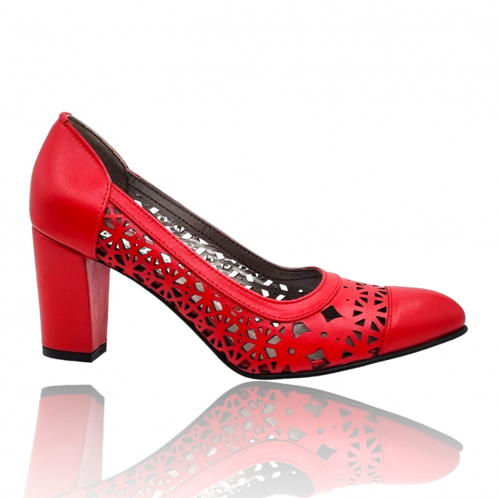 Pantofi Damă Eleganți Din Piele Naturală 16081 [5]