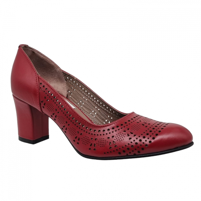 Pantofi Damă Eleganți Din Piele Naturală 16200 [16]