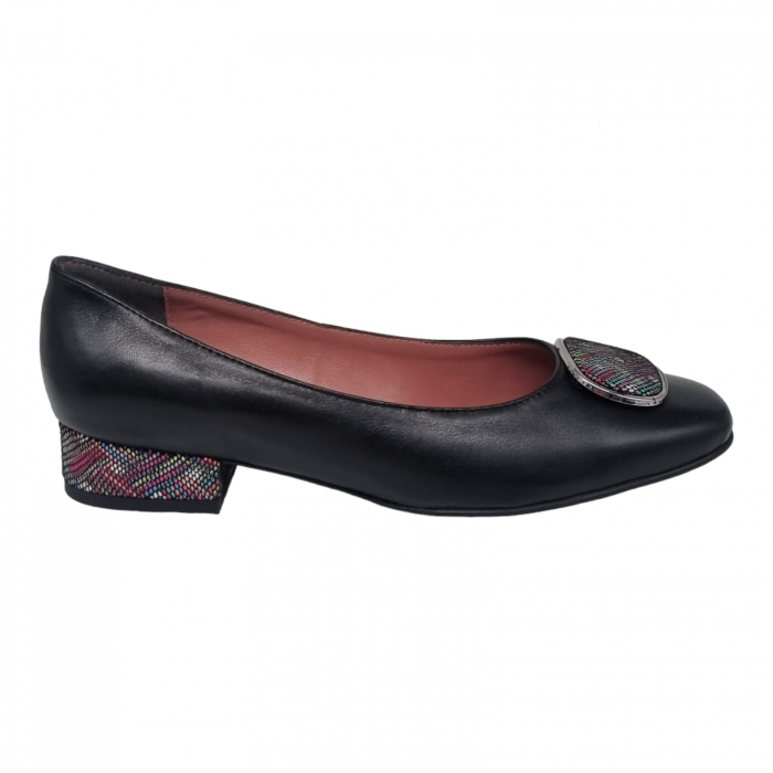 Pantofi Damă Eleganți Din Piele Naturală Neagră 16253 [7]