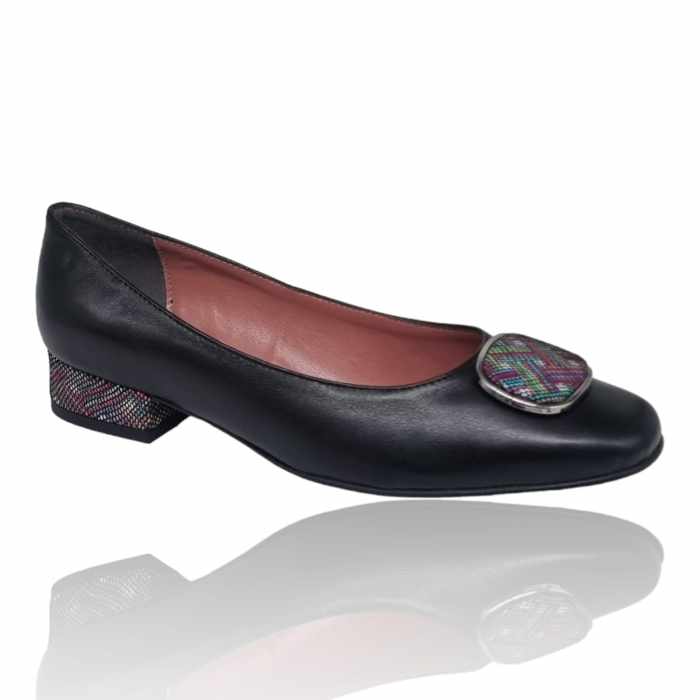 Pantofi Damă Eleganți Din Piele Naturală Neagră 16253 [4]