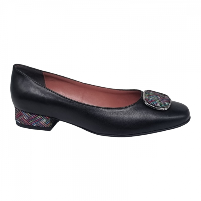 Pantofi Damă Eleganți Din Piele Naturală Neagră 16253 [9]