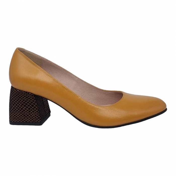 Pantofi Damă Eleganți Din Piele Naturală 3183 [2]