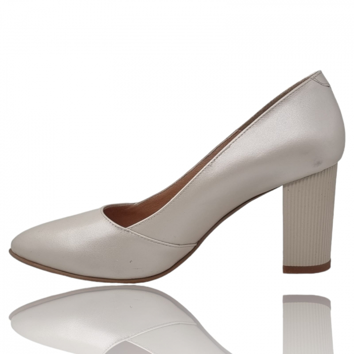 Pantofi Damă Eleganți Din Piele Naturală Crem 3190 [2]