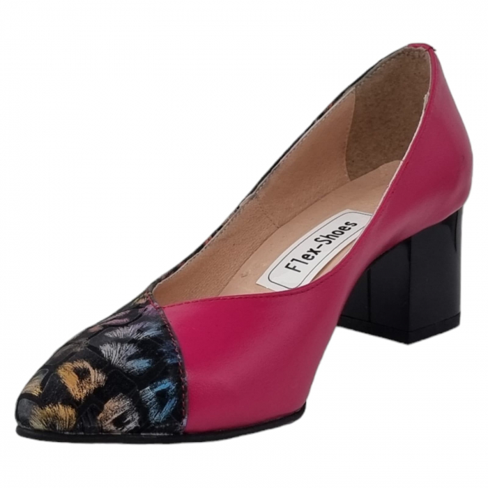 Pantofi Damă Eleganți Din Piele Naturală Color 3193 [12]