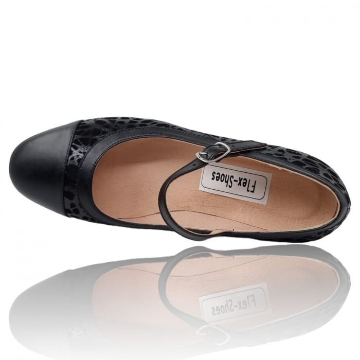Pantofi Damă Eleganți Din Piele Naturală Neagră 3196 [6]