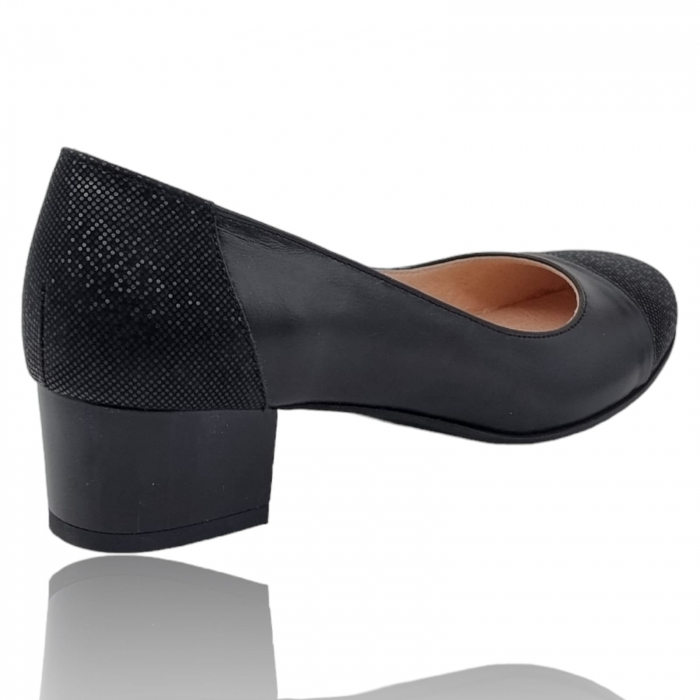Pantofi Damă Eleganți Din Piele Naturală Neagră 3208 [4]