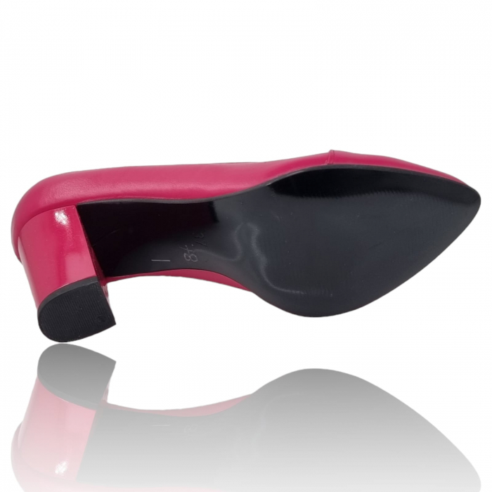 Pantofi Damă Eleganți Din Piele Naturală Fucsia 3210 [6]