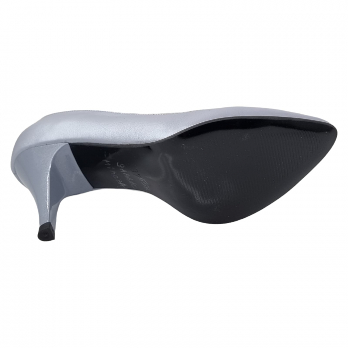 Pantofi Damă Eleganți Din Piele Naturală Gri Sidef 3215 [14]