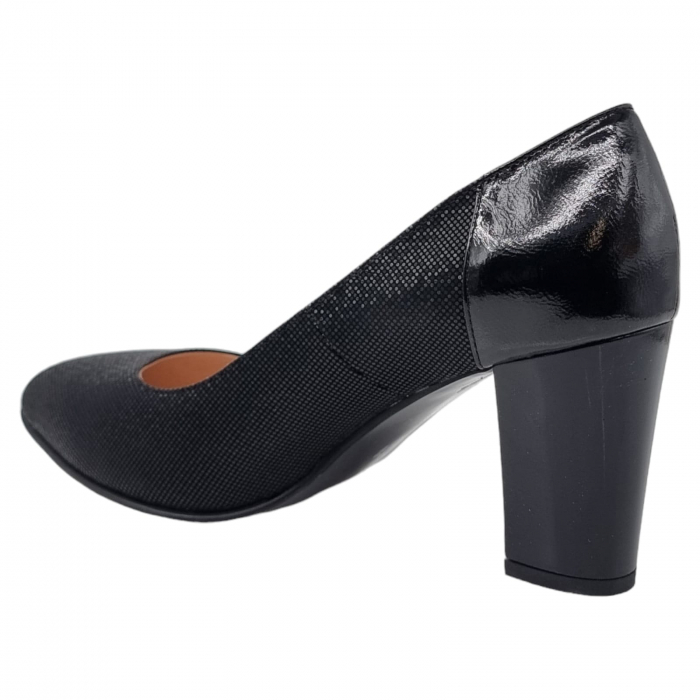 Pantofi Damă Eleganți Din Piele Naturală Neagră 3236 [11]