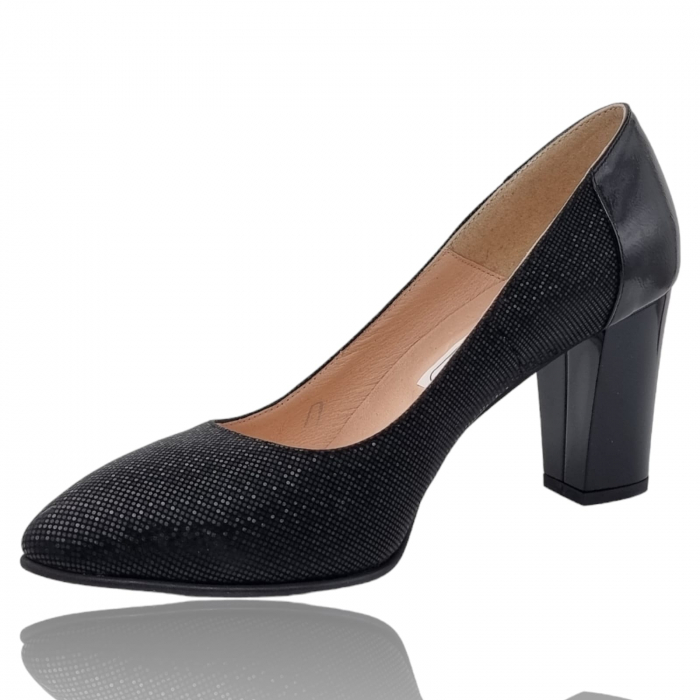 Pantofi Damă Eleganți Din Piele Naturală Neagră 3236 [4]