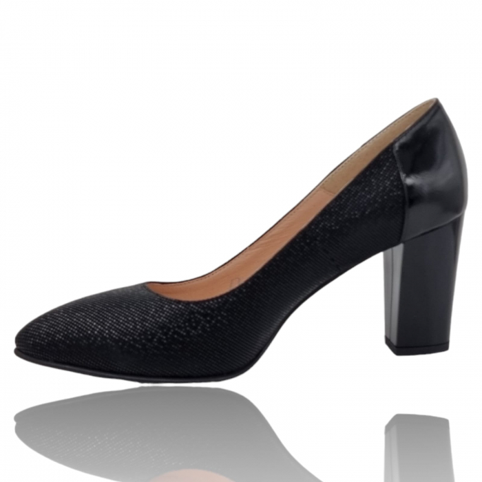 Pantofi Damă Eleganți Din Piele Naturală Neagră 3236 [2]