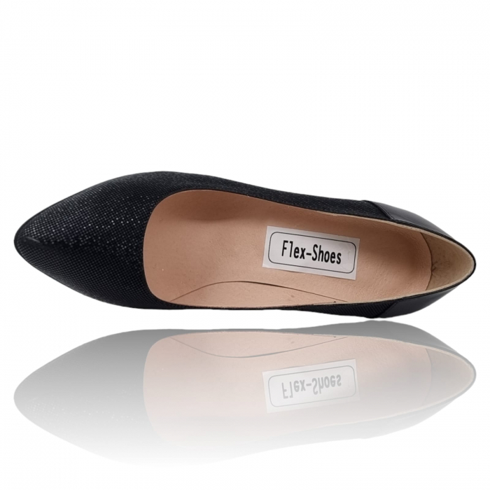 Pantofi Damă Eleganți Din Piele Naturală Neagră 3236 [6]