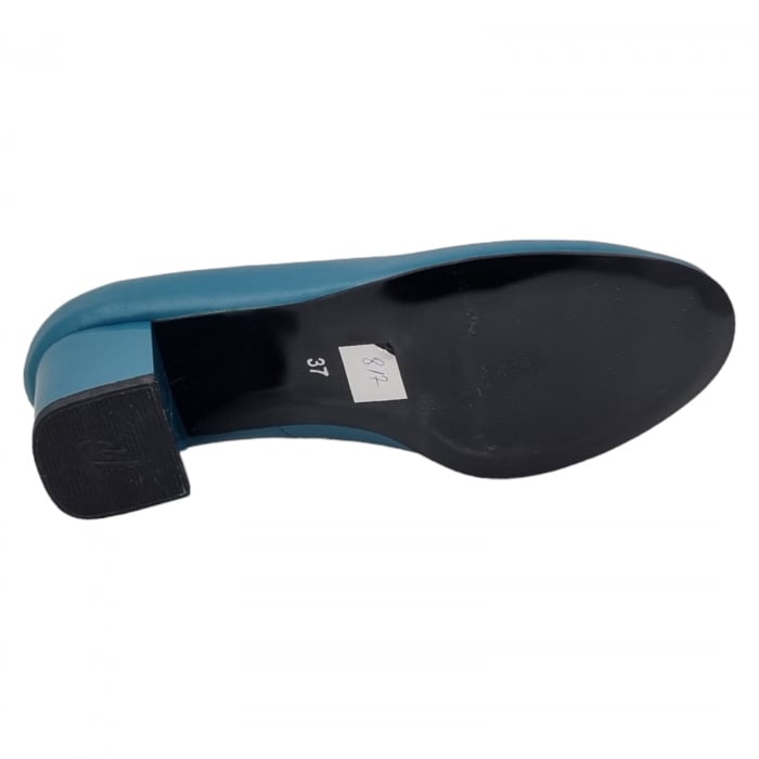 Pantofi Damă Eleganți Din Piele Naturală Blue 3238 [15]