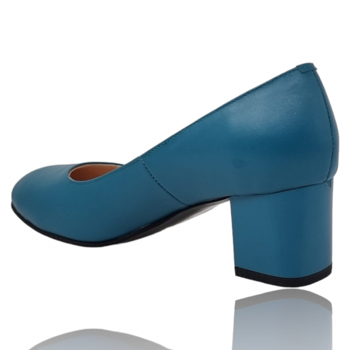 Pantofi Damă Eleganți Din Piele Naturală Blue 3238 [5]