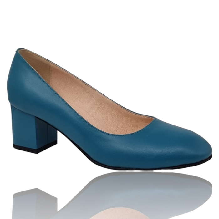 Pantofi Damă Eleganți Din Piele Naturală Blue 3238 [3]