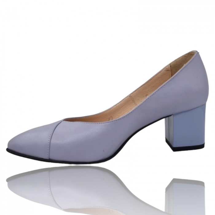 Pantofi Damă Eleganți Din Piele Naturală Lila 3243 [2]