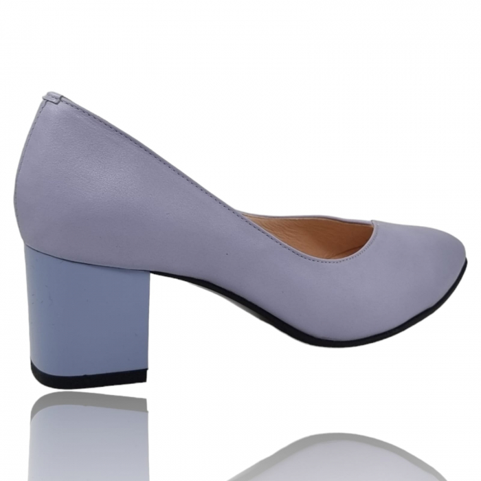Pantofi Damă Eleganți Din Piele Naturală Lila 3243 [3]