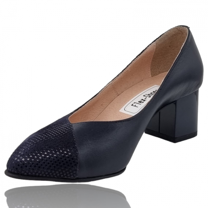 Pantofi Damă Eleganți Din Piele Naturală Neagră Glit 3244 [5]