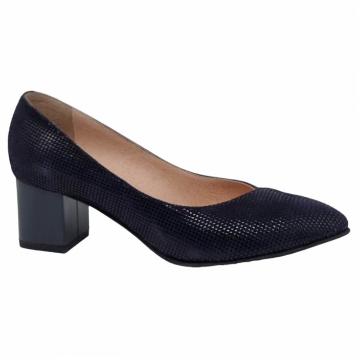 Pantofi Damă Eleganți Din Piele Naturală Neagră Glit 3244 [7]