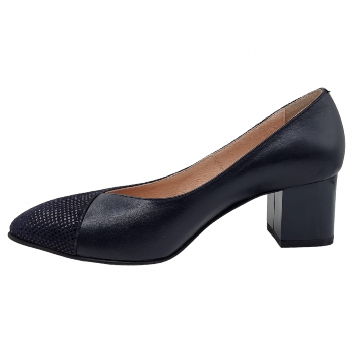 Pantofi Damă Eleganți Din Piele Naturală Neagră Glit 3244 [8]