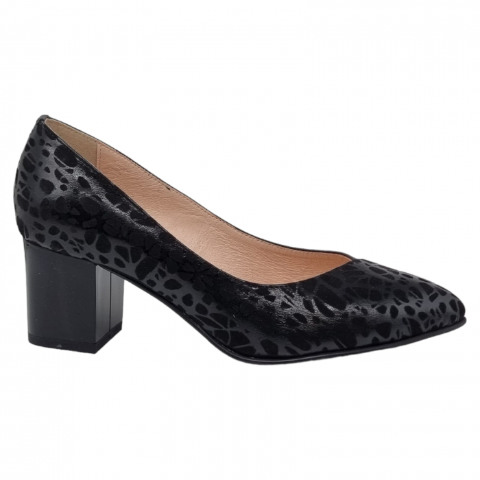 Pantofi Damă Eleganți Din Piele Naturală Neagră Imp 3245 [7]