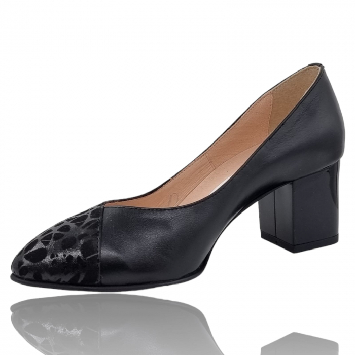 Pantofi Damă Eleganți Din Piele Naturală Neagră Imp 3245 [2]