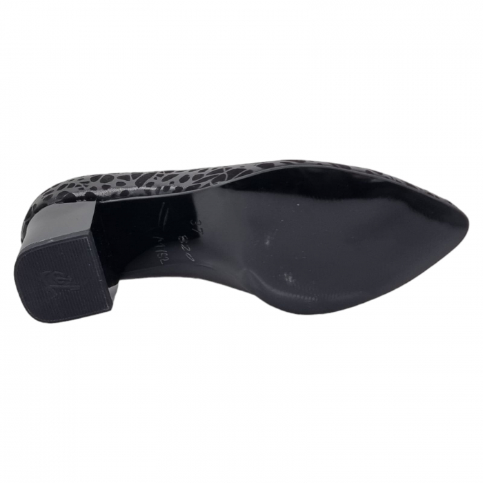 Pantofi Damă Eleganți Din Piele Naturală Neagră Imp 3245 [12]