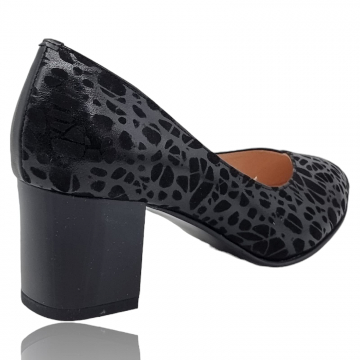 Pantofi Damă Eleganți Din Piele Naturală Neagră Imp 3245 [3]
