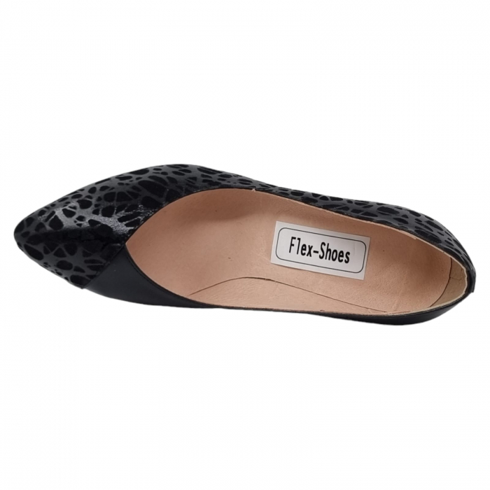 Pantofi Damă Eleganți Din Piele Naturală Neagră Imp 3245 [11]