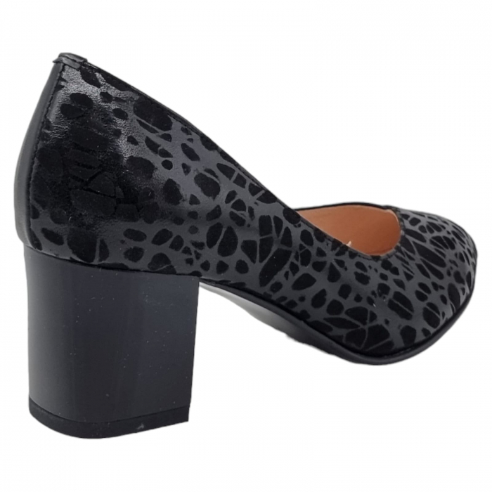 Pantofi Damă Eleganți Din Piele Naturală Neagră Imp 3245 [9]