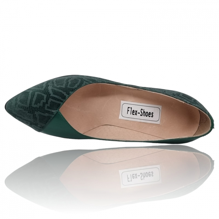 Pantofi Damă Eleganți Din Piele Naturală Verde Imp 3247 [7]