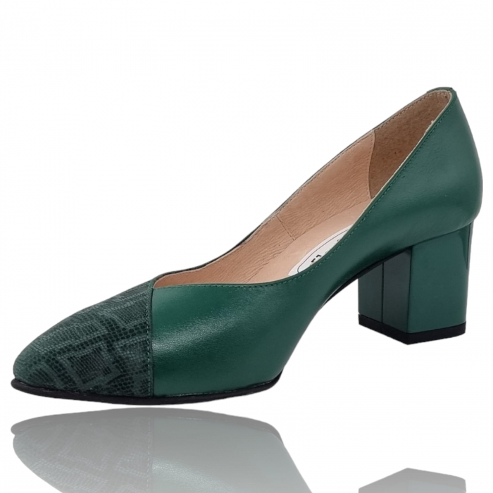 Pantofi Damă Eleganți Din Piele Naturală Verde Imp 3247 [6]