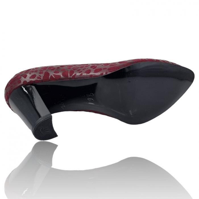 Pantofi Damă Eleganți Din Piele Naturală Bordo 3249 [6]