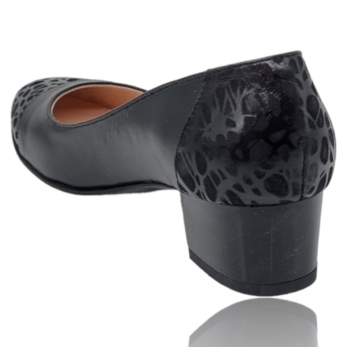 Pantofi Damă Eleganți Din Piele Naturală Neagră 3259 [5]