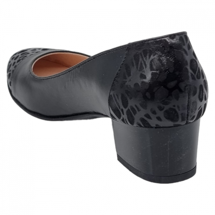 Pantofi Damă Eleganți Din Piele Naturală Neagră 3259 [12]