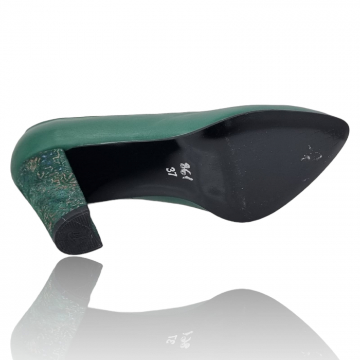Pantofi Damă Eleganți Din Piele Naturală Verde 3268 [5]