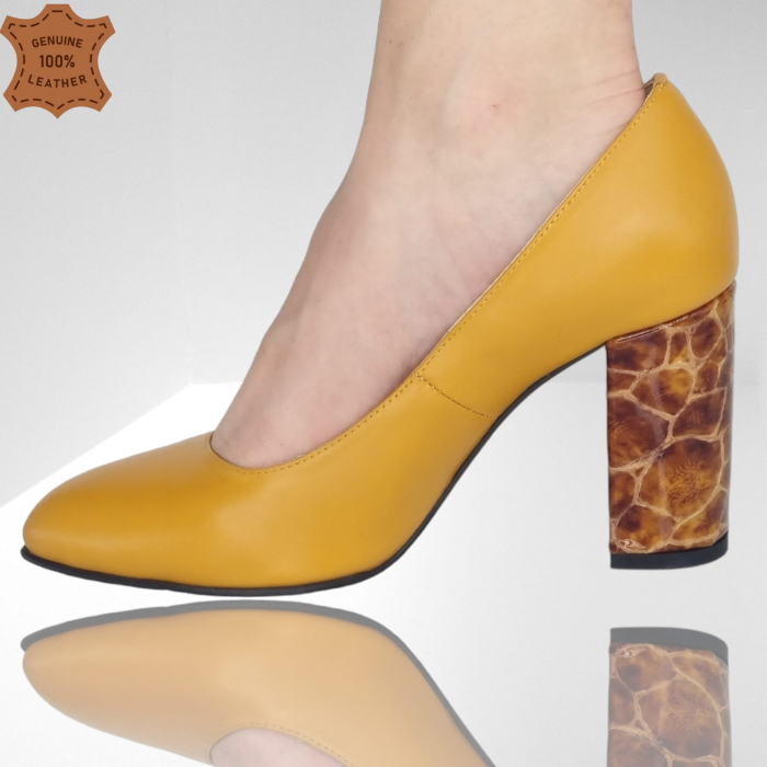 Pantofi Damă Eleganți Din Piele Naturală 3272 [3]