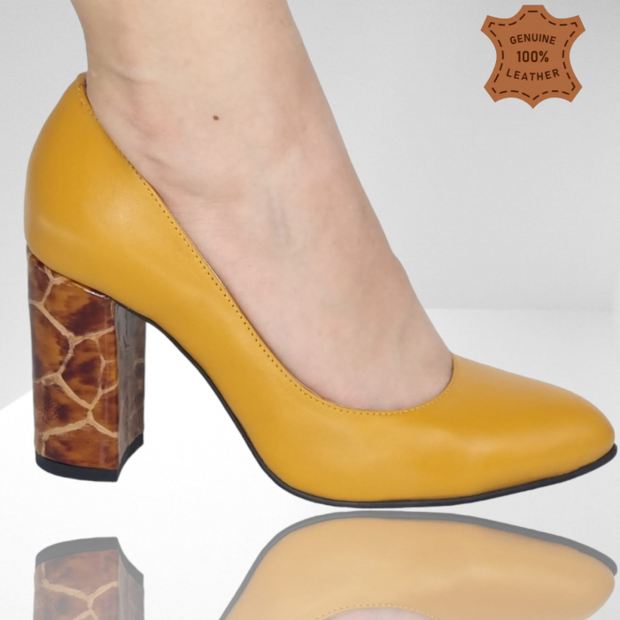 Pantofi Damă Eleganți Din Piele Naturală 3272 [2]