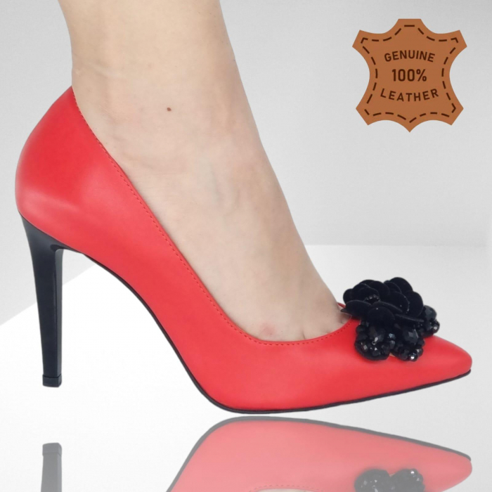 Pantofi Damă Eleganți Din Piele Naturală 3283 [2]