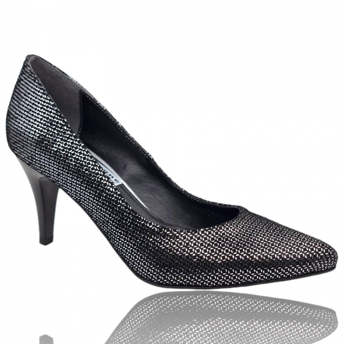 Pantofi Damă Eleganți Din Piele Naturală Neagră Glit 3287 [5]