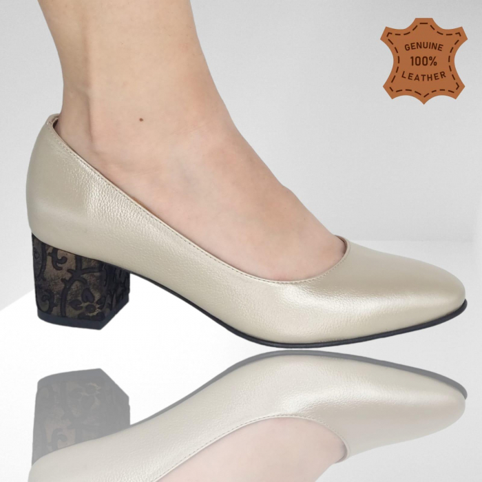 Pantofi Damă Eleganți Din Piele Naturală 3289 [2]