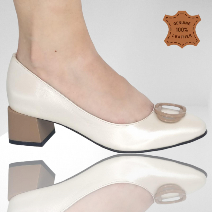 Pantofi Damă Eleganți Din Piele Naturală 3291 [2]
